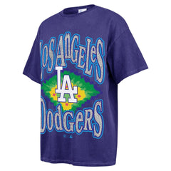 Los Angeles Dodgers '47 Women's Flashing Lights Boyfriend T-Shirt Clearance