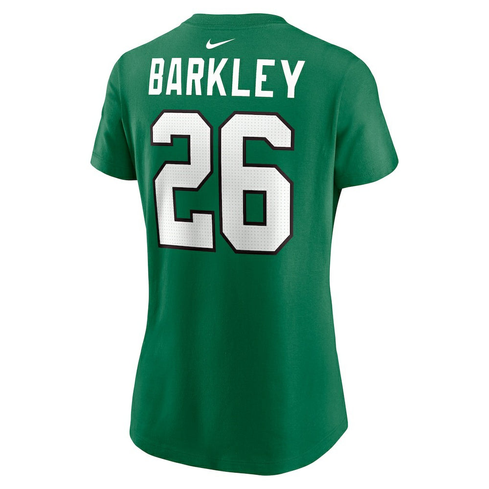 Saquon Barkley Philadelphia Eagles Women's Player Name & Number T-Shirt Kelly Green - Nike