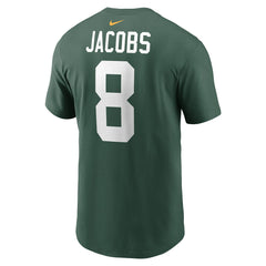Josh Jacobs Green Bay Packers Player Name & Number T-Shirt Green - Nike