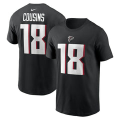 Kirk Cousins Atlanta Falcons Player Name & Number T-Shirt Black - Nike