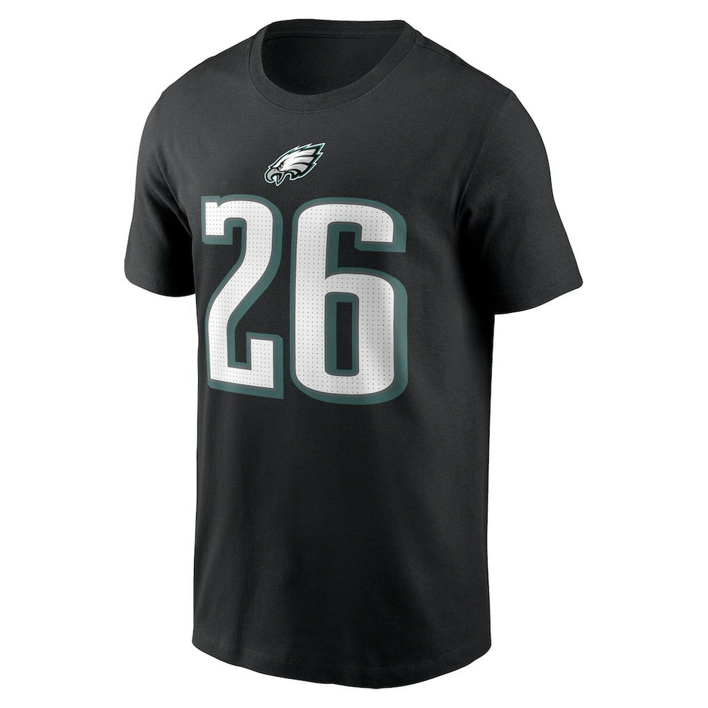 Saquon Barkley Philadelphia Eagles Player Name & Number T-Shirt Black - Nike