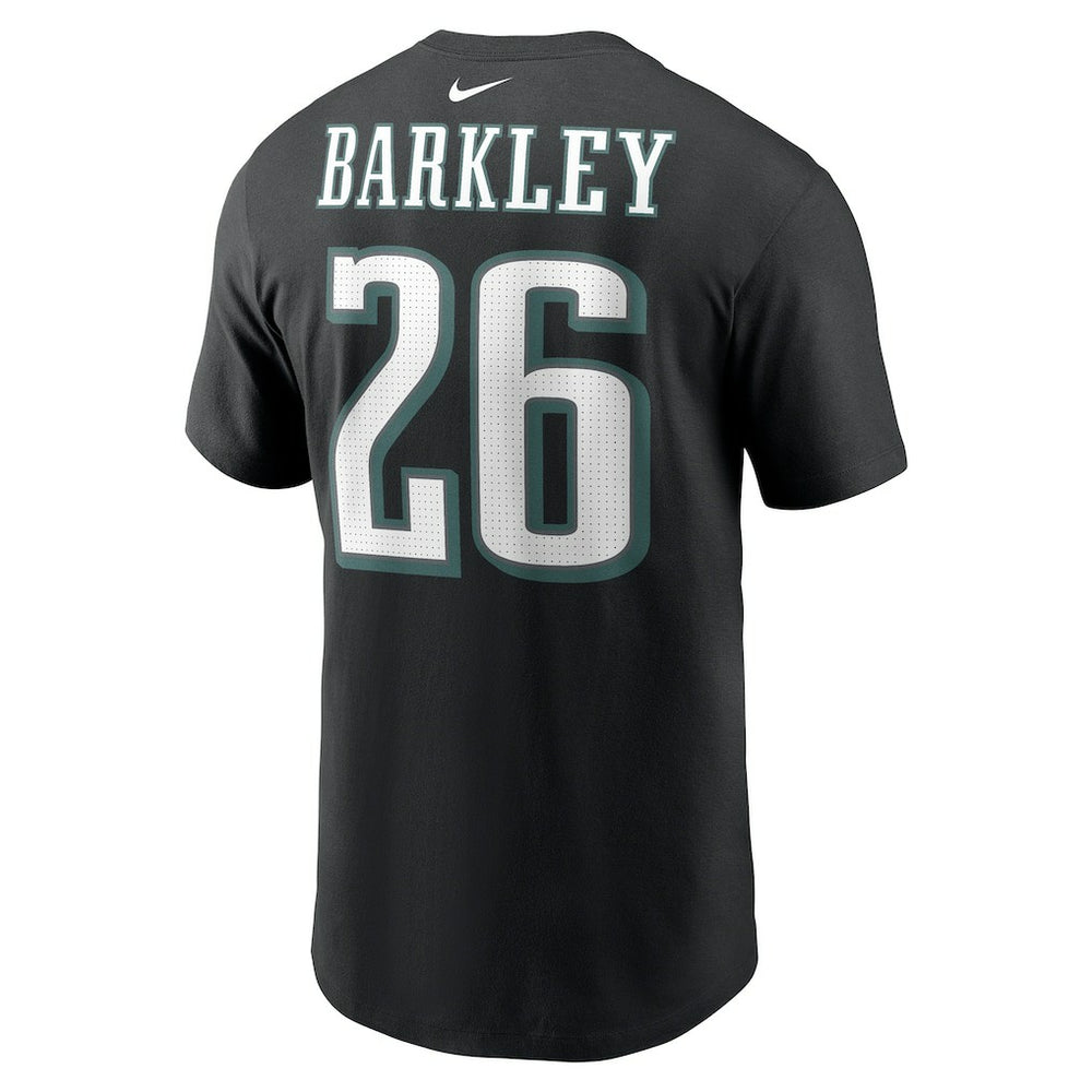 Saquon Barkley Philadelphia Eagles Player Name & Number T-Shirt Black - Nike
