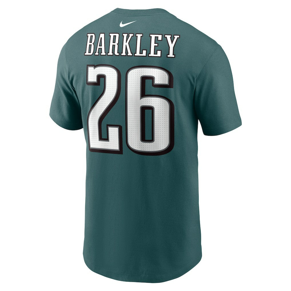 Saquon Barkley Philadelphia Eagles Player Name & Number T-Shirt Midnight Green - Nike