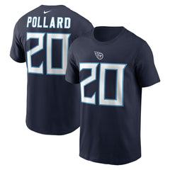 Tony Pollard Tennessee Titans Player Name & Number T-Shirt Navy - Nike