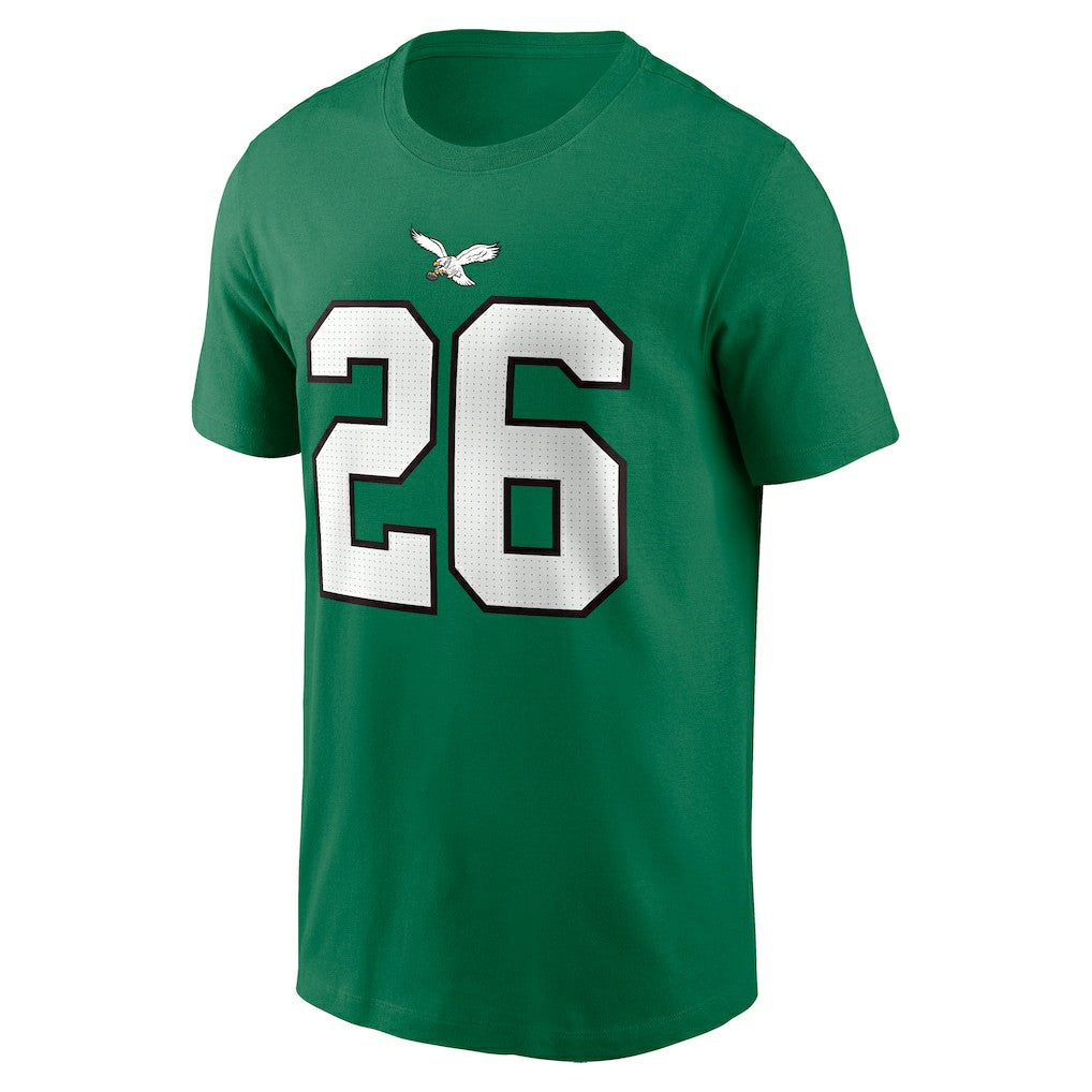 Saquon Barkley Philadelphia Eagles Player Name & Number T-Shirt Kelly Green - Nike