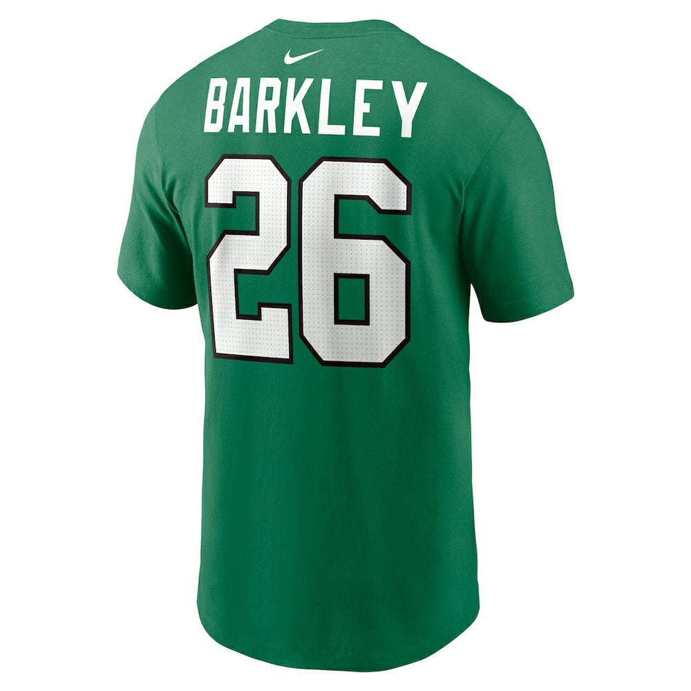 Saquon Barkley Philadelphia Eagles Player Name & Number T-Shirt Kelly Green - Nike