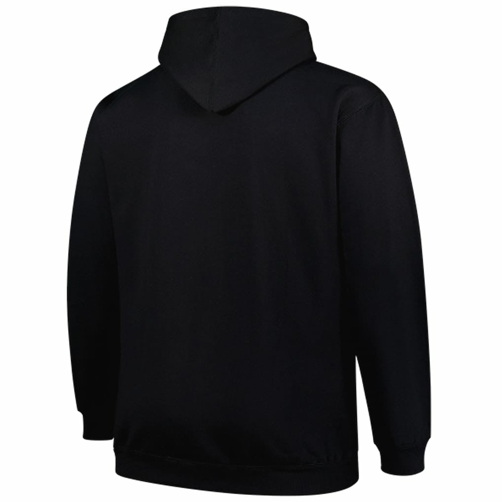 New England Patriots Big & Tall Pop Pullover Hoodie Black - Fanatics