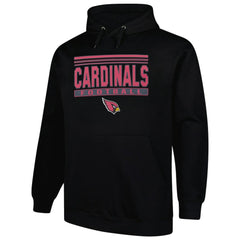 Arizona Cardinals Big & Tall Pop Pullover Hoodie Black - Fanatics