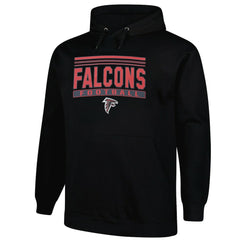 Atlanta Falcons Big & Tall Pop Pullover Hoodie Black - Fanatics