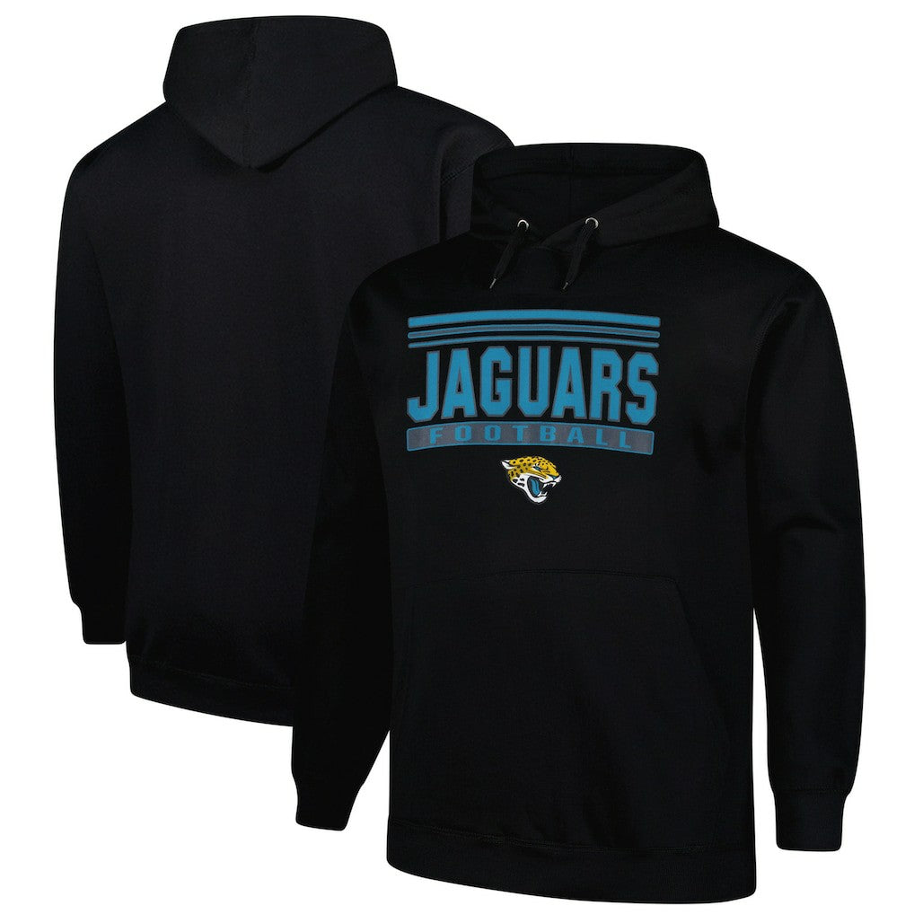 Jacksonville Jaguars Big & Tall Pop Pullover Hoodie Black - Fanatics