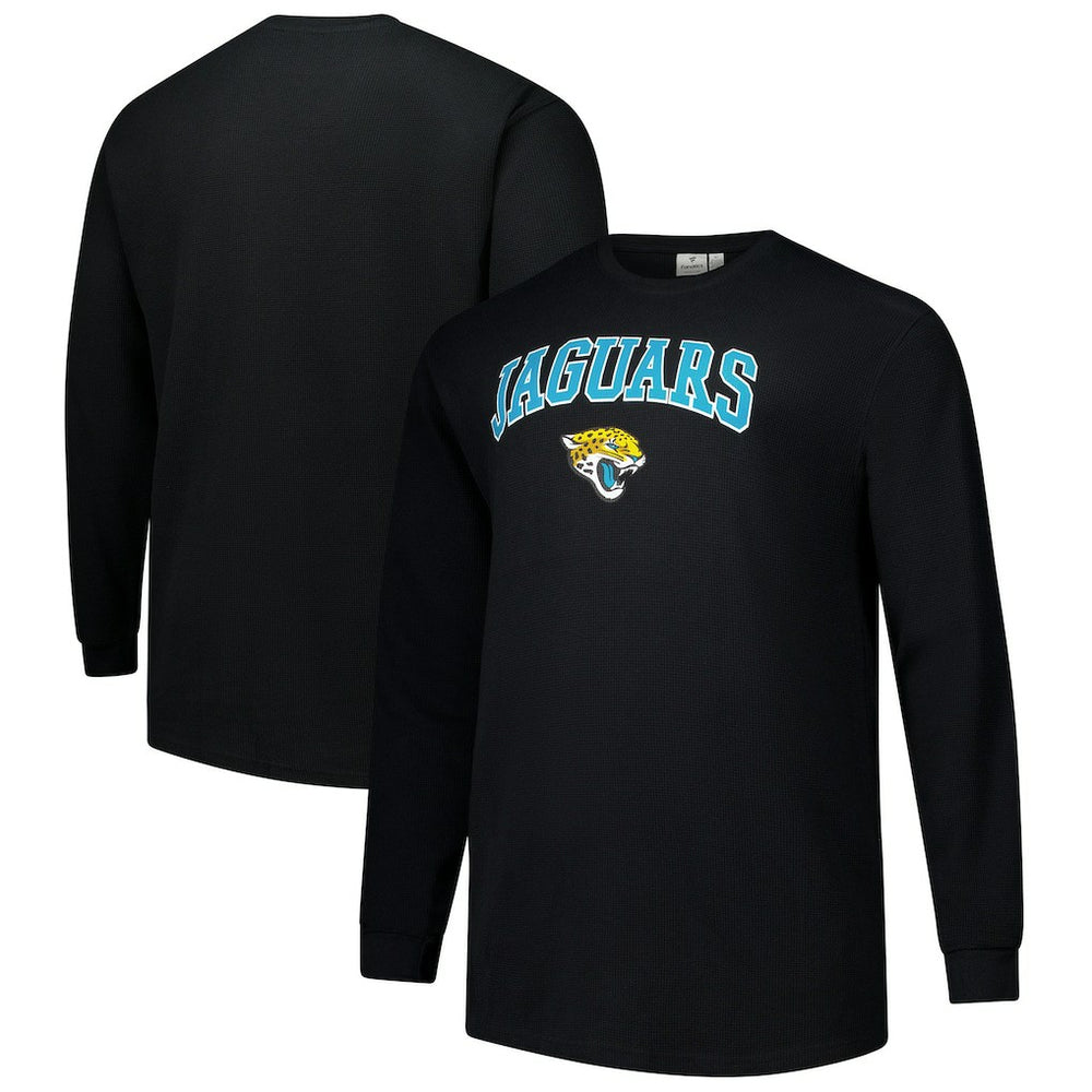 Jacksonville Jaguars Big & Tall Thermal Long Sleeve T-Shirt Black - Fanatics