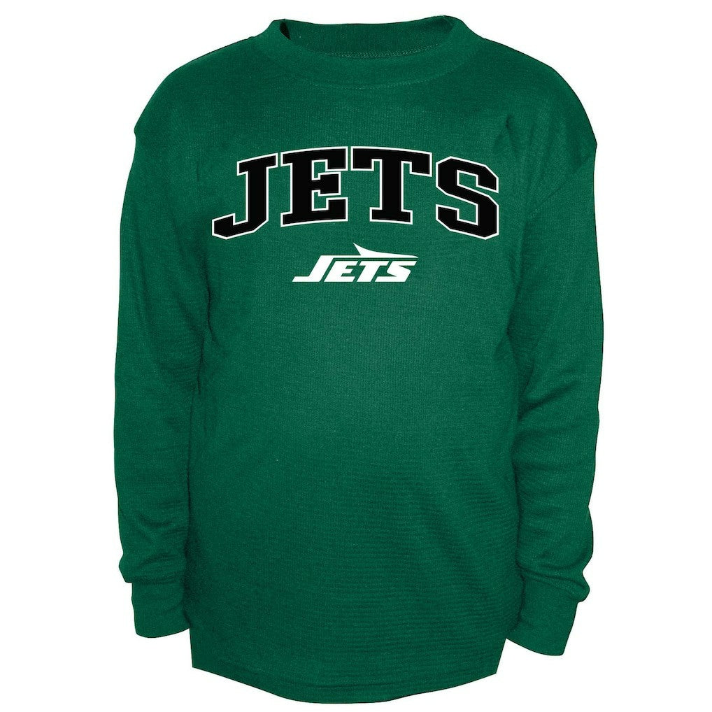 New York Jets Big & Tall Thermal Long Sleeve T-Shirt Green - Fanatics