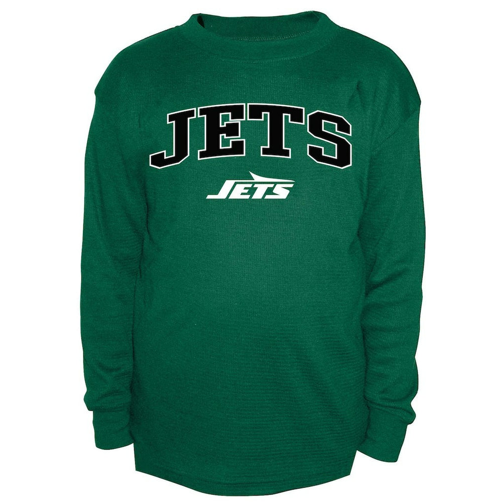 New York Jets Big & Tall Thermal Long Sleeve T-Shirt Green - Fanatics