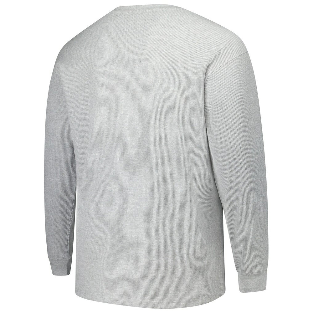 Miami Dolphins Big & Tall Thermal Long Sleeve T-Shirt Heather Gray - Fanatics