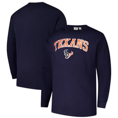 Houston Texans Big & Tall Thermal Long Sleeve T-Shirt Navy - Fanatics