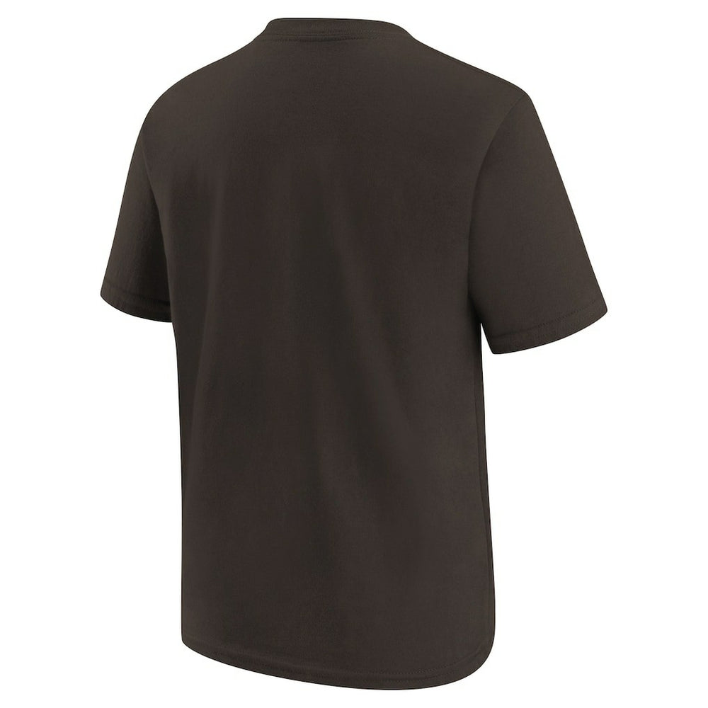 Cleveland Browns Youth Logo T-Shirt Brown - Nike