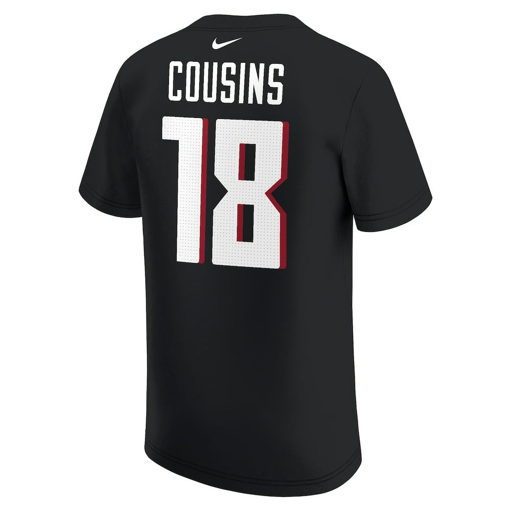 Kirk Cousins Atlanta Falcons Youth Player Name & Number T-Shirt Black - Nike