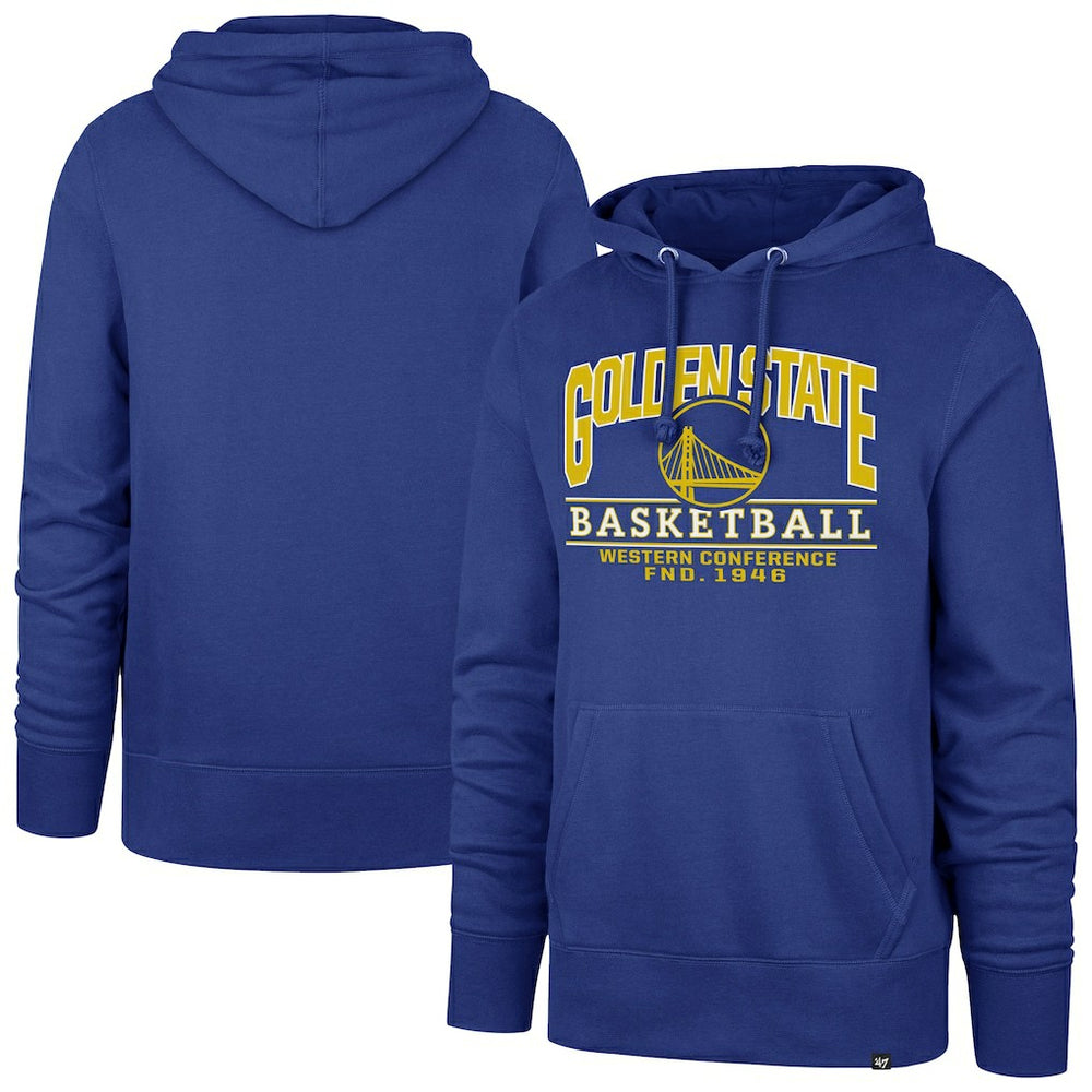 47 brand - Golden State Warriors '47 Big & Tall Good Call Headline Pullover Hoodie - Royal