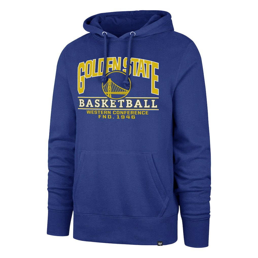 47 brand - Golden State Warriors '47 Big & Tall Good Call Headline Pullover Hoodie - Royal