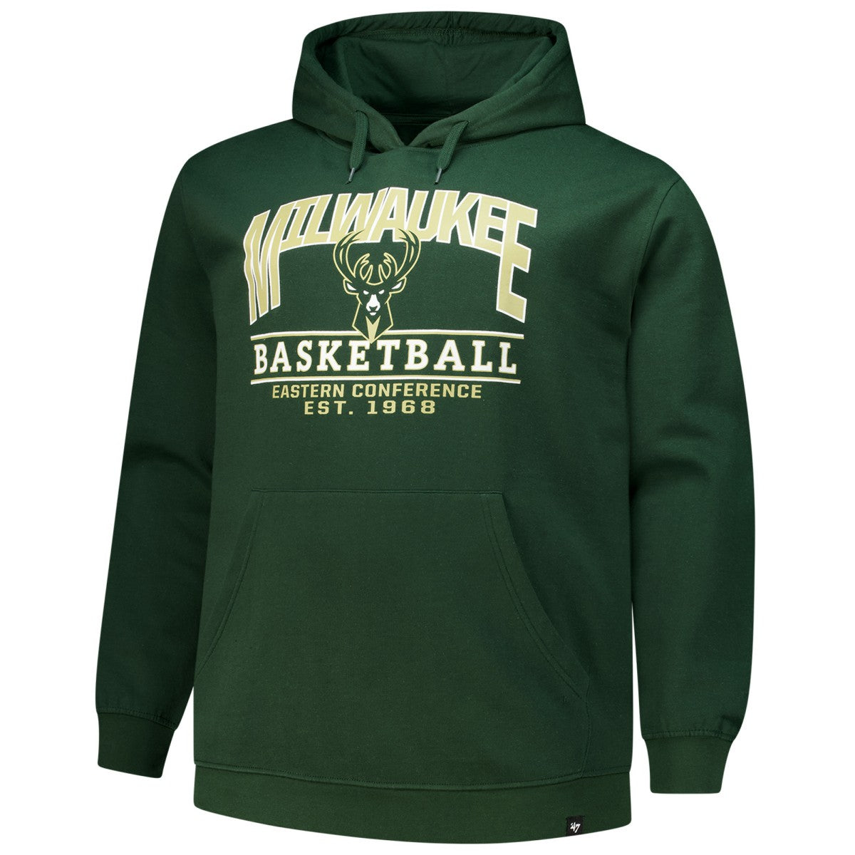 47 brand - Milwaukee Bucks '47 Good Call Headline Pullover Hoodie - Hunter Green
