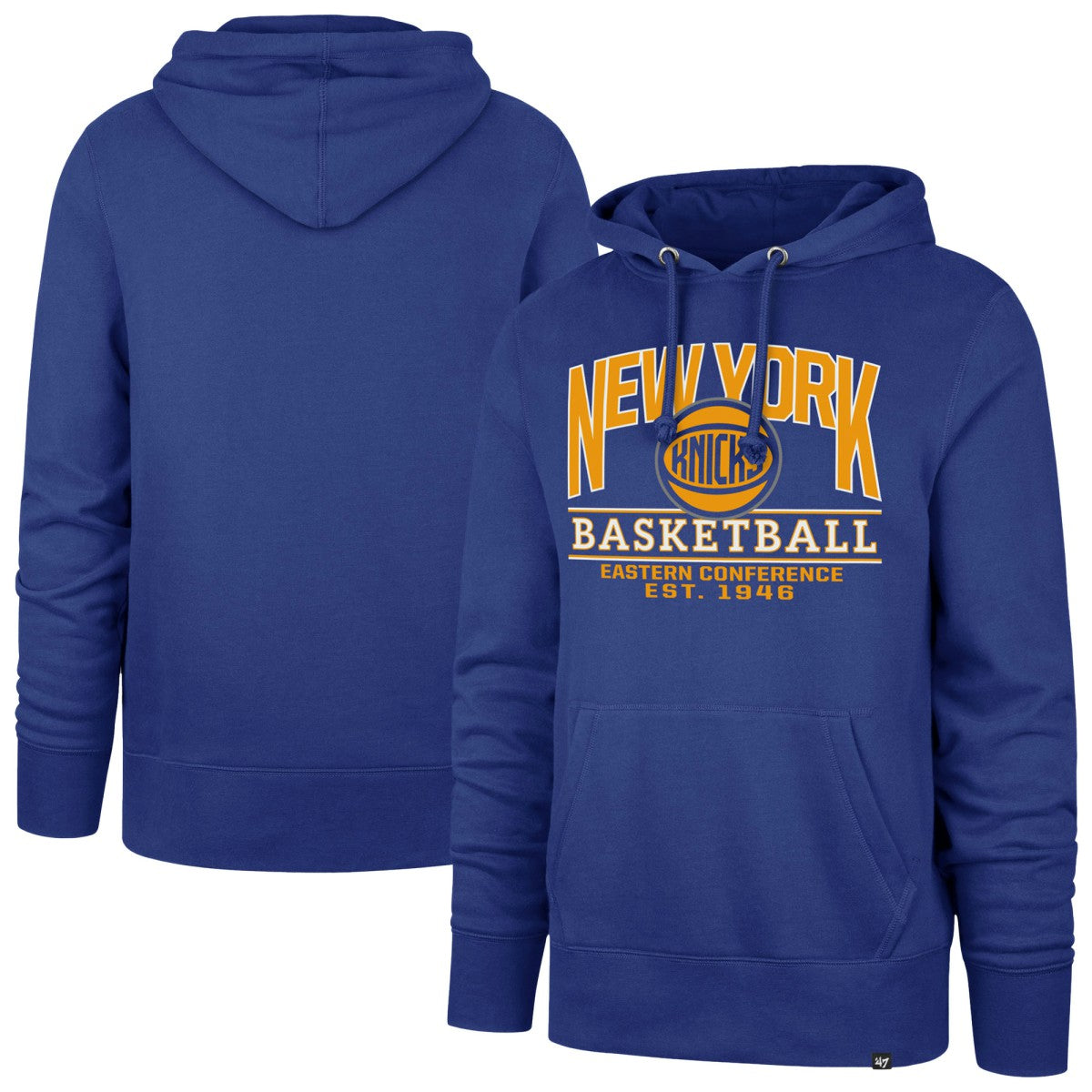 47 brand - New York Knicks '47 Big & Tall Good Call Headline Pullover Hoodie - Blue