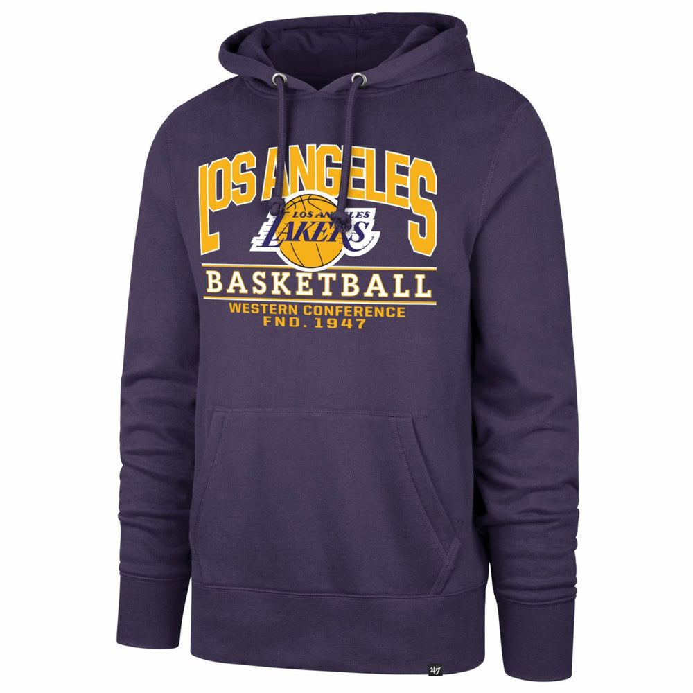 47 brand - Los Angeles Lakers '47 Big & Tall Good Call Headline Pullover Hoodie - Purple