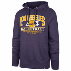 47 brand - Los Angeles Lakers '47 Big & Tall Good Call Headline Pullover Hoodie - Purple