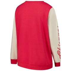 47 brand - Chicago Bulls '47 Women's Plus Size Oversized Rise Andie Pullover Sweatshirt - Red