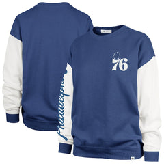 47 brand - Philadelphia 76ers '47 Women's Plus Size Oversized Rise Andie Pullover Sweatshirt - Royal