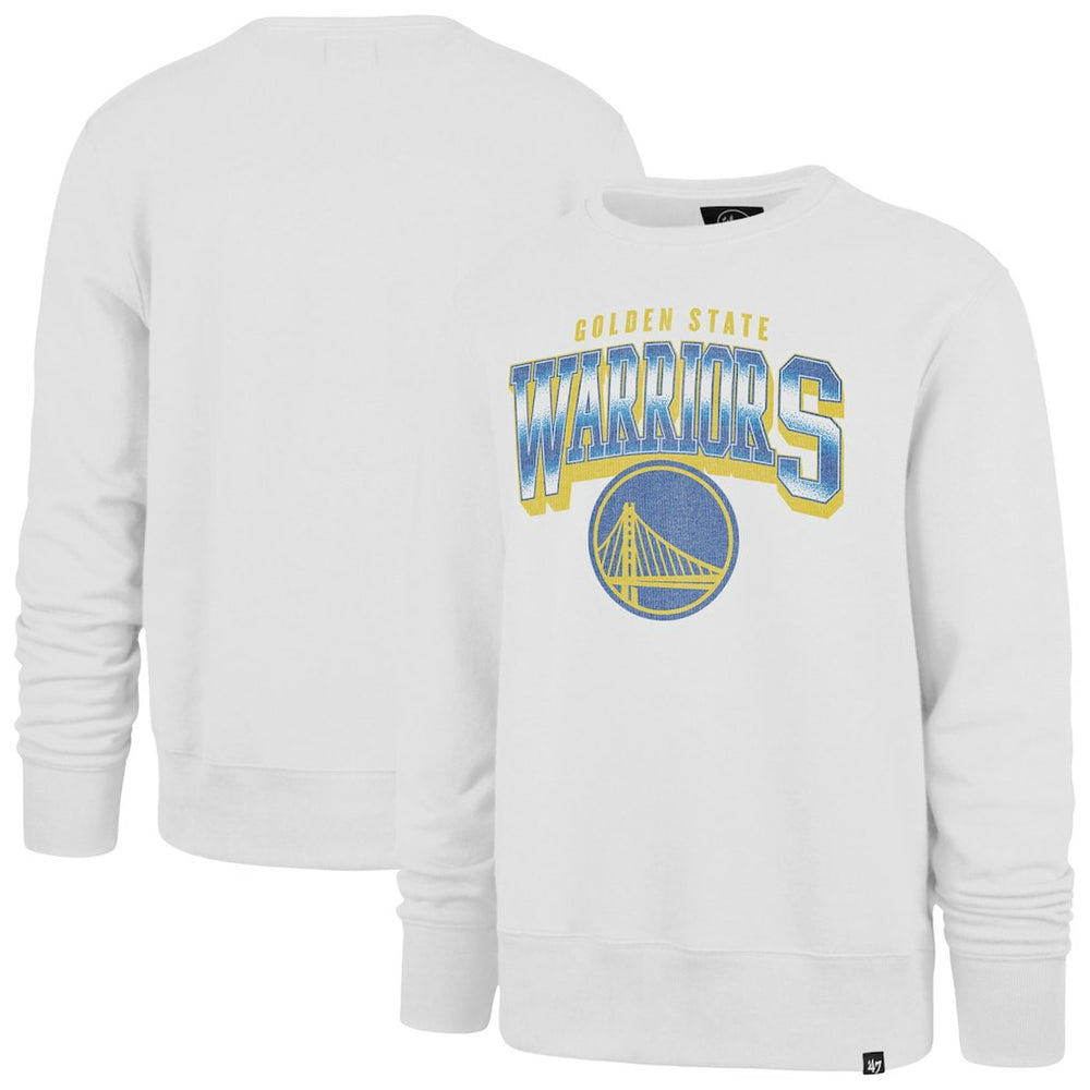 47 brand - Golden State Warriors '47 Big & Tall Spotlight Headline Pullover Sweatshirt - Cream