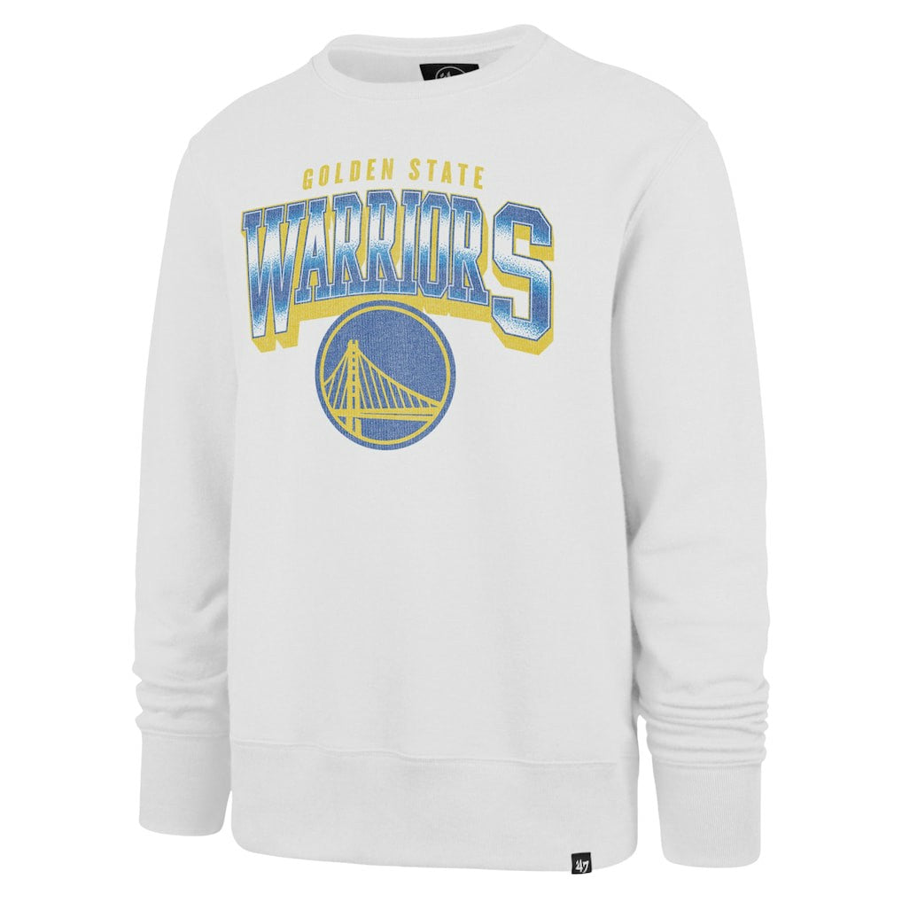 47 brand - Golden State Warriors '47 Big & Tall Spotlight Headline Pullover Sweatshirt - Cream