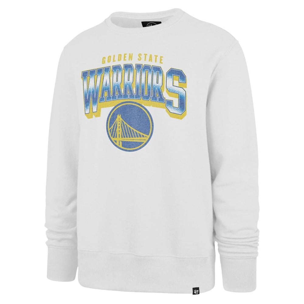 47 brand - Golden State Warriors '47 Big & Tall Spotlight Headline Pullover Sweatshirt - Cream