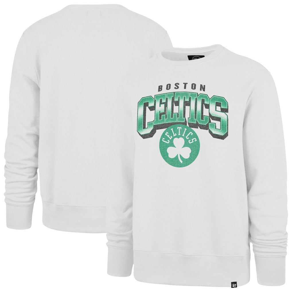47 brand - Boston Celtics '47 Big & Tall Spotlight Headline Pullover Sweatshirt - Cream