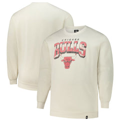 47 brand - Chicago Bulls '47 Big & Tall Spotlight Headline Pullover Sweatshirt - Cream