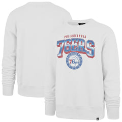 47 brand - Philadelphia 76ers '47 Big & Tall Spotlight Headline Pullover Sweatshirt - Cream