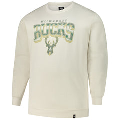 47 brand - Milwaukee Bucks '47 Big & Tall Spotlight Headline Pullover Sweatshirt - Cream