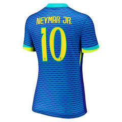 Nike Neymar Jr. Brazil National Team Women's 2024 Away Stadium Replica Player Jerseys – Blue