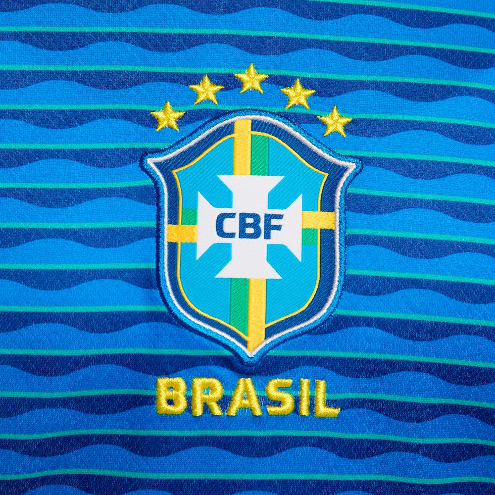 Nike Neymar Jr. Brazil National Team Women's 2024 Away Stadium Replica Player Jerseys – Blue