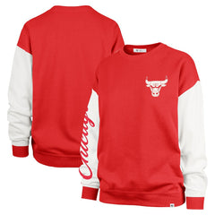 47 brand - Chicago Bulls '47 Women's Rise Andie Oversized Pullover Sweatshirt - Red