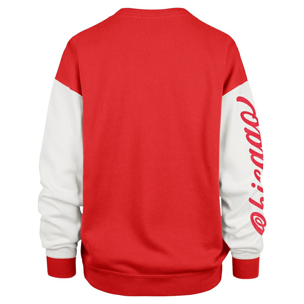 47 brand - Chicago Bulls '47 Women's Rise Andie Oversized Pullover Sweatshirt - Red