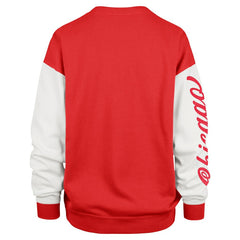47 brand - Chicago Bulls '47 Women's Rise Andie Oversized Pullover Sweatshirt - Red