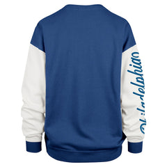 47 brand - Philadelphia 76ers '47 Women's Rise Andie Oversized Pullover Sweatshirt - Royal