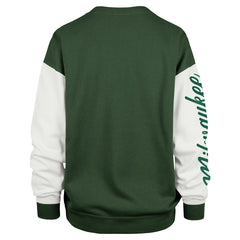 47 brand - Milwaukee Bucks '47 Women's Rise Andie Oversized Pullover Sweatshirt - Hunter Green