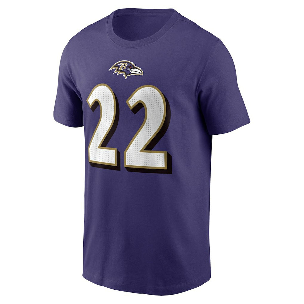 Derrick Henry Baltimore Ravens Player Name & Number T-Shirt Purple - Nike