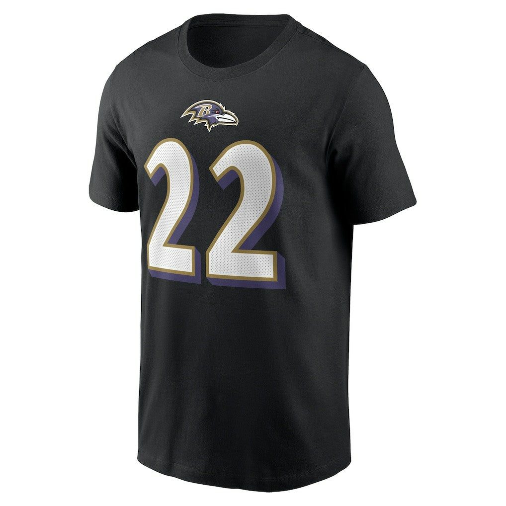 Derrick Henry Baltimore Ravens Player Name & Number T-Shirt Black - Nike