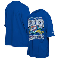 New Era - Oklahoma City Thunder Distressed Sport Classics T-Shirt - Blue