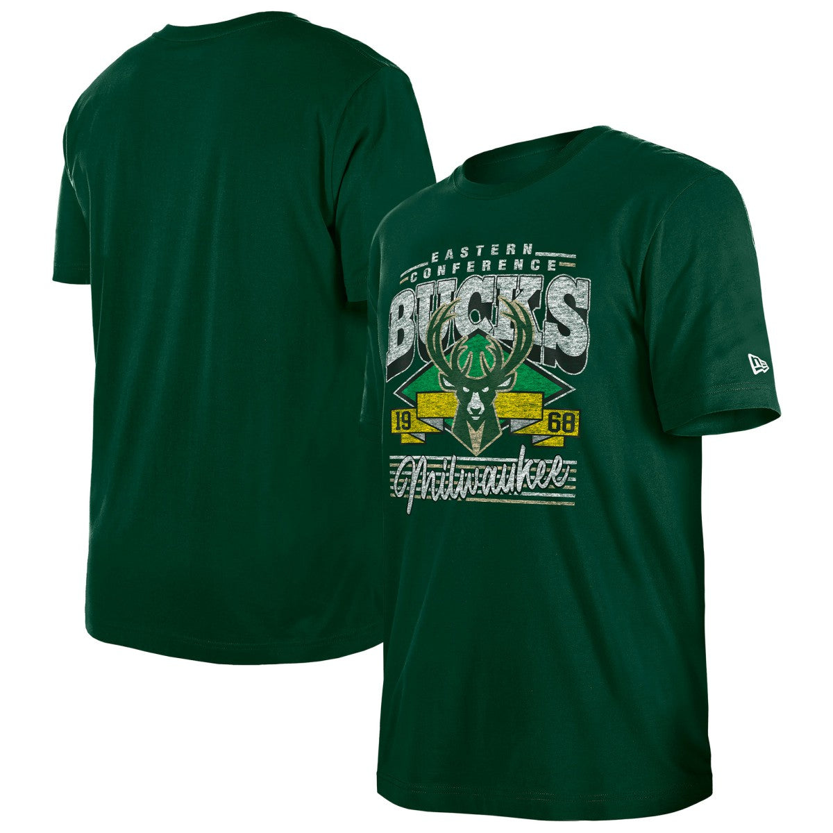 New Era - Milwaukee Bucks Sport Classics T-Shirt - Hunter Green