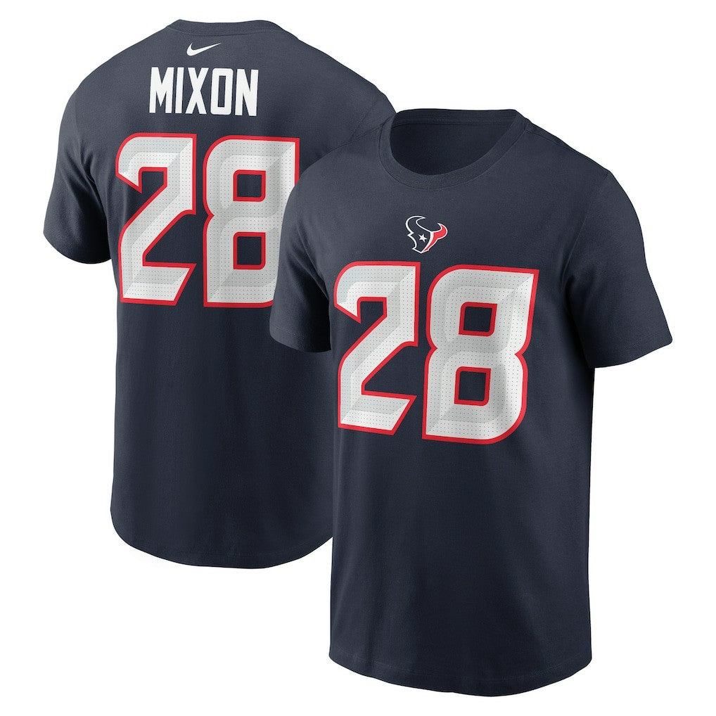 Joe Mixon Houston Texans Player Name & Number T-Shirt Navy - Nike