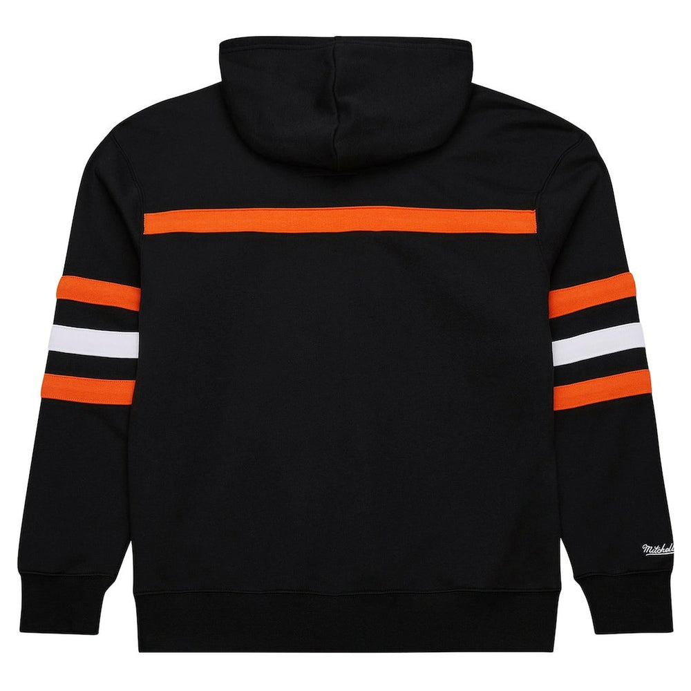 Cincinnati Bengals Vintage Logo Head Coach Fleece Pullover Hoodie Black - NFL