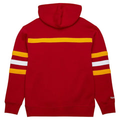 Kansas City Chiefs Vintage Logo Head Coach Fleece Pullover Hoodie Red - NFL